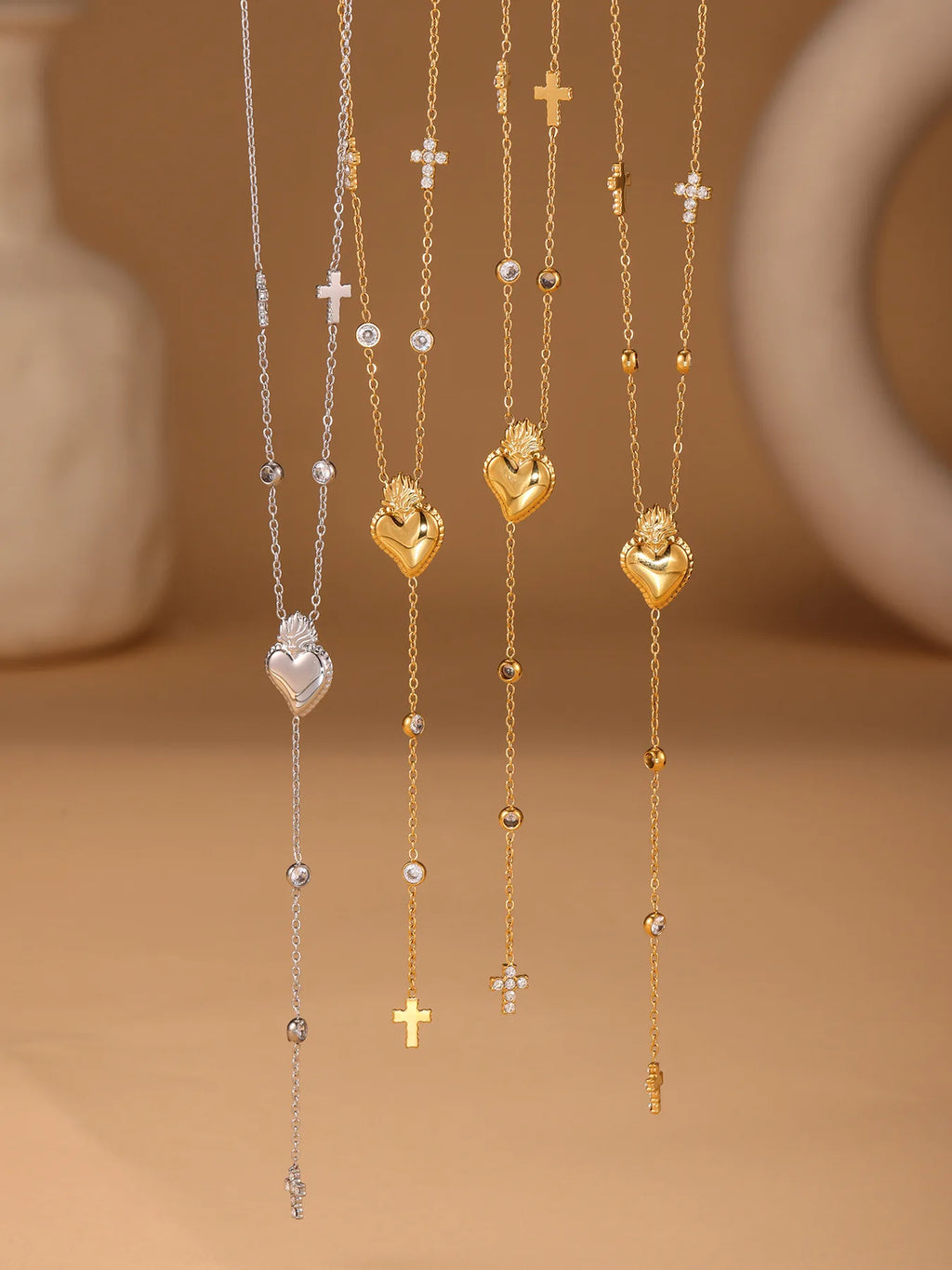 Hjärtfall Halsband✨